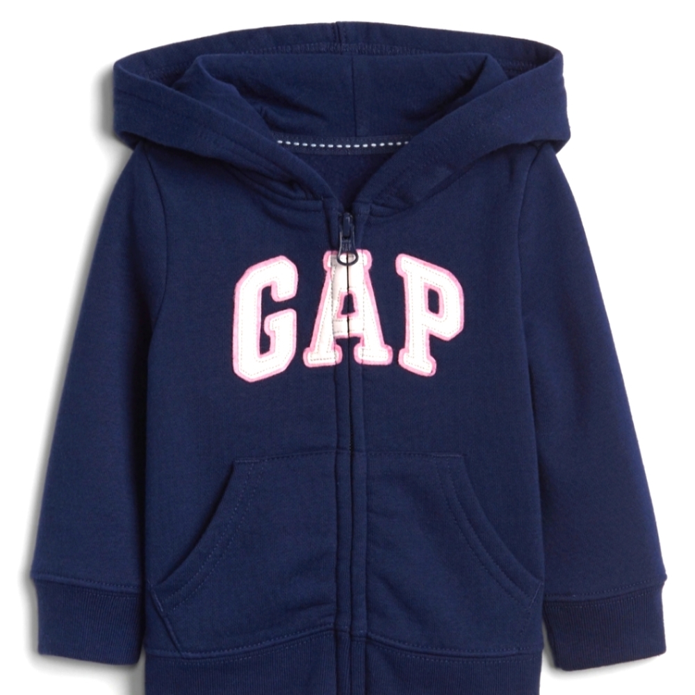 GAP Toddler Girl Navy Zip Hoodie